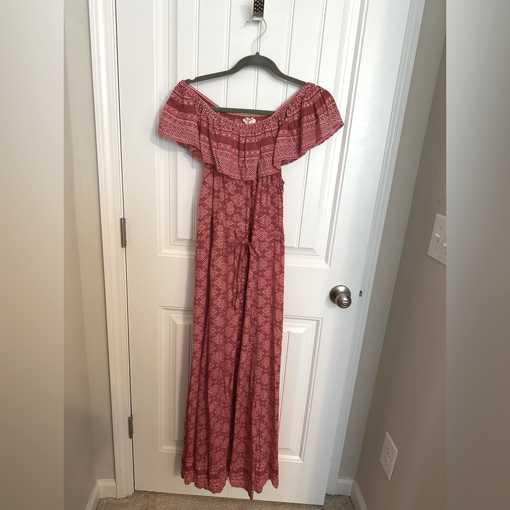 Elegant Off-Shoulder Red Dress by talisman